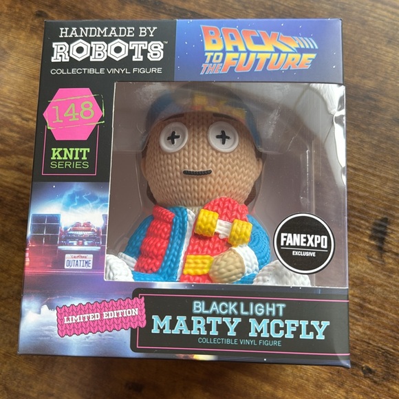 Marty McFly Limited Edition Collectible Vinyl Figure Knit Series - Picture 2 of 10